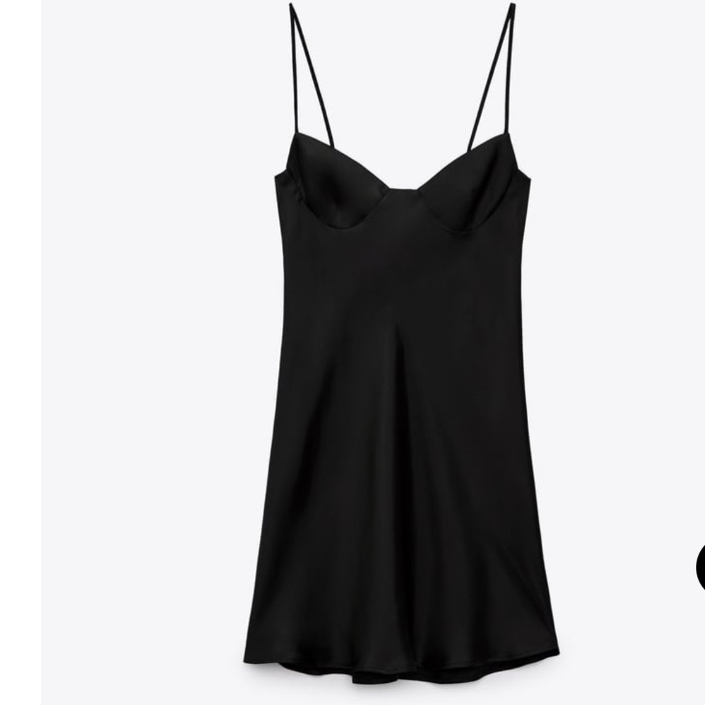 NWT Black Zara Slip dress